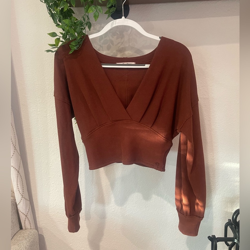 Free People v-neck sweater